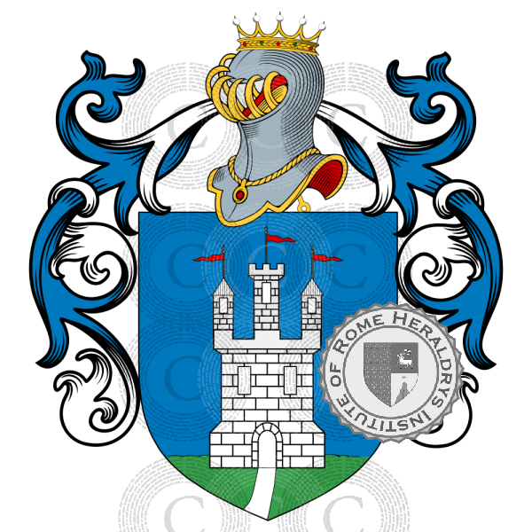 Wappen der Familie Ricci Fornari, Benani
