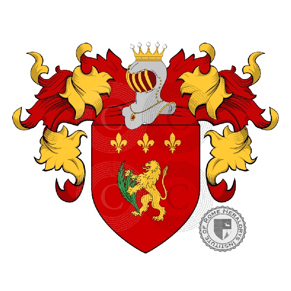 Wappen der Familie Rossi   ref: 24276