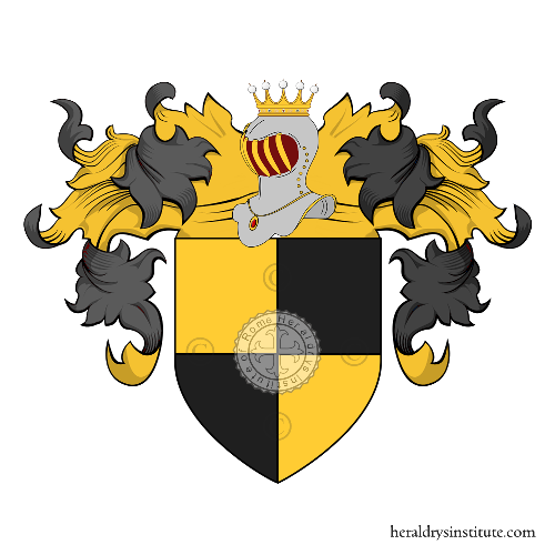 Coat of arms of family Gualdini Bergamo