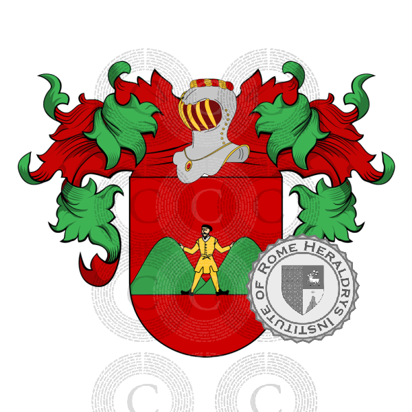 Coat of arms of family Monasterio