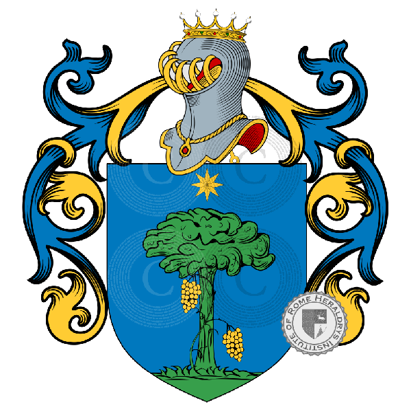 Coat of arms of family Battistini, Batistini