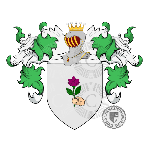 Coat of arms of family Nardon