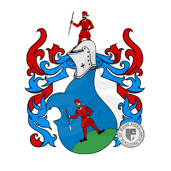 Coat of arms of family Bläsing