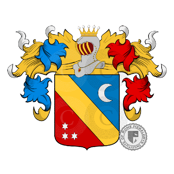 Coat of arms of family Campo