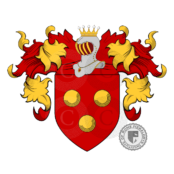 Coat of arms of family Cheluzzi