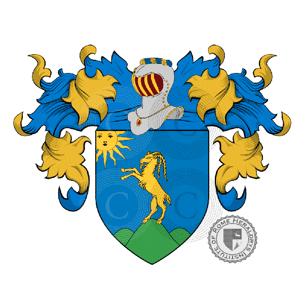 Coat of arms of family Pitacco