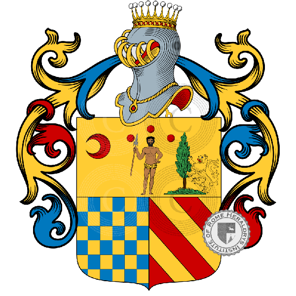 Coat of arms of family Loschiavo, Lo Schiavo