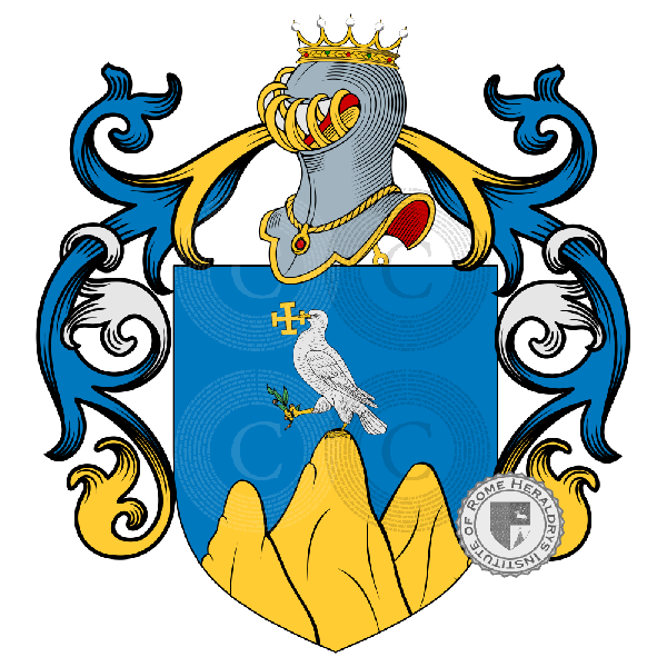 Wappen der Familie Pizzoni