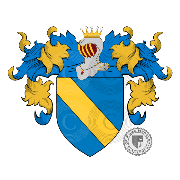Wappen der Familie Sacconi   ref: 24646