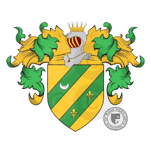 Coat of arms of family Marcelli