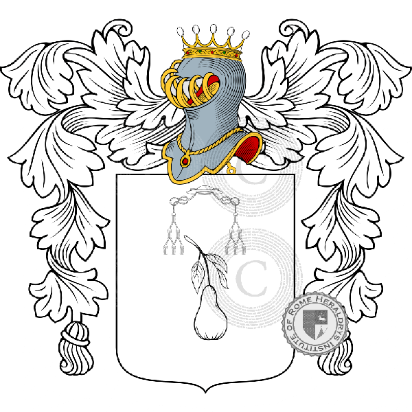 Coat of arms of family Zucchelli