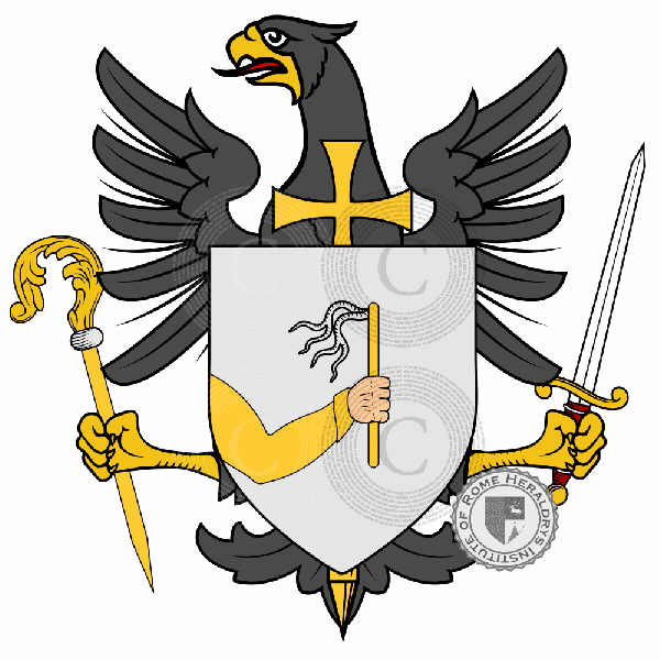 Escudo de la familia Ambrogio, Sant Ambrogio, Sant