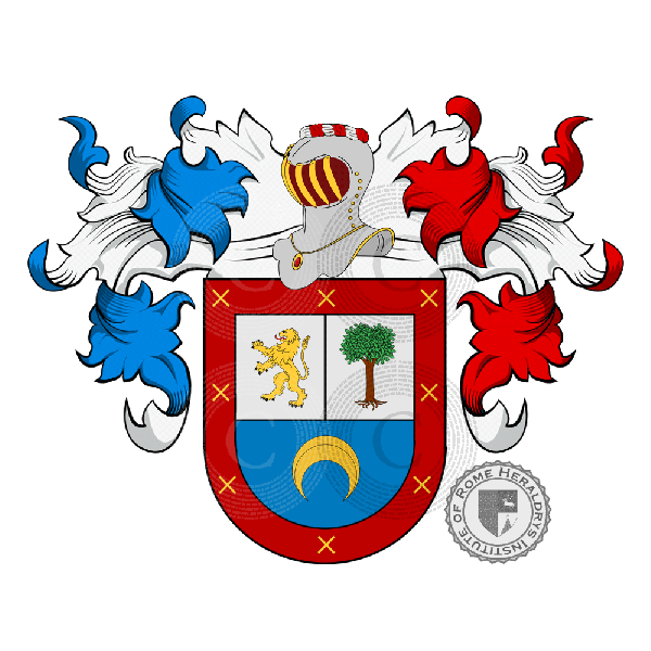 Coat of arms of family Sanchez de Medina   ref: 24776