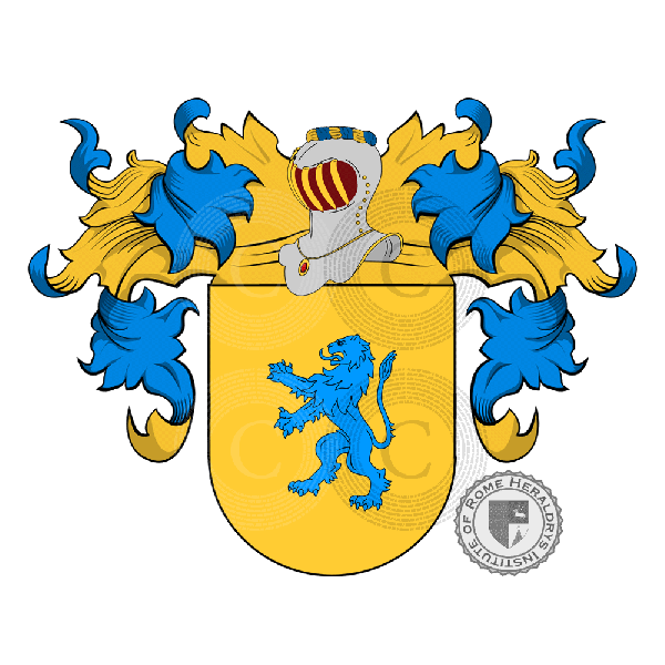 Coat of arms of family Caliani
