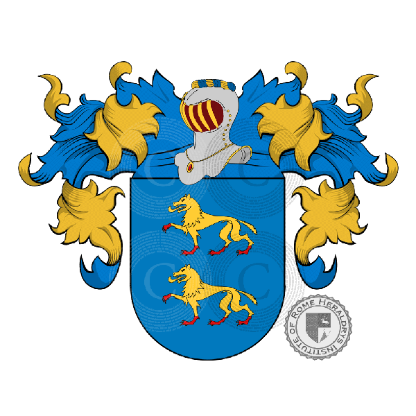 Coat of arms of family Caliano