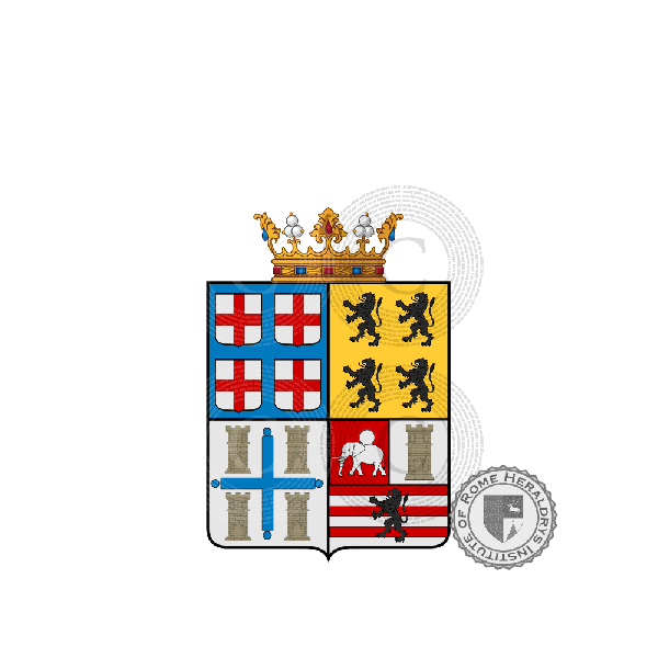 Coat of arms of family Isastia Henriquez