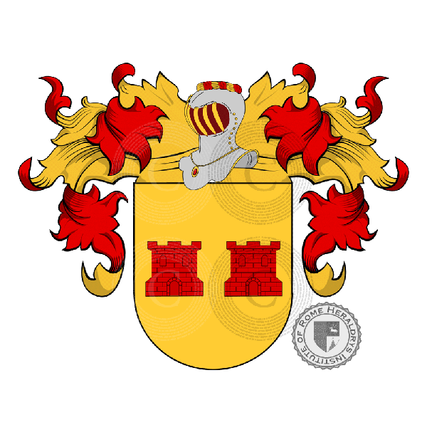 Coat of arms of family Isastia