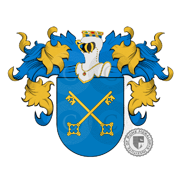 Coat of arms of family Pagliai