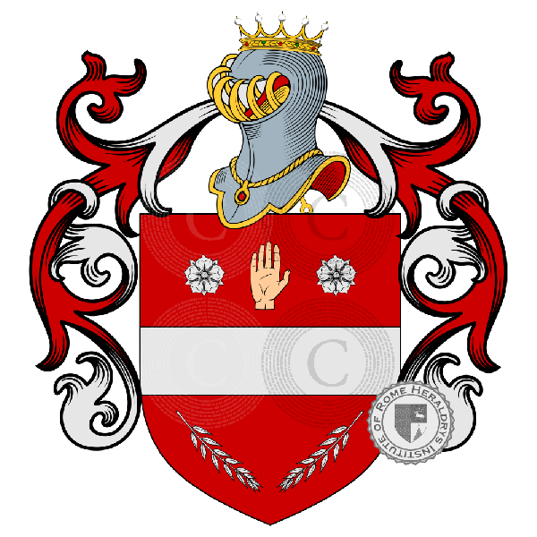 Coat of arms of family Mascheroni