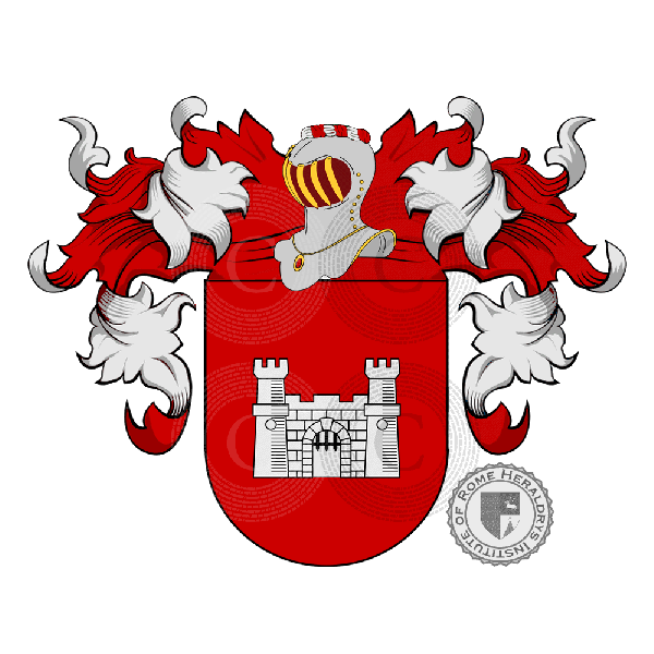 Coat of arms of family Valero