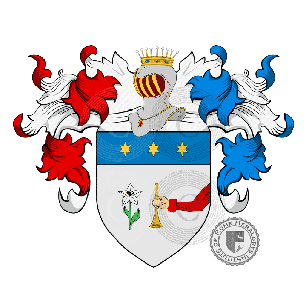 Coat of arms of family Trombetti