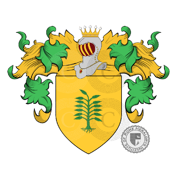 Coat of arms of family Tussignano