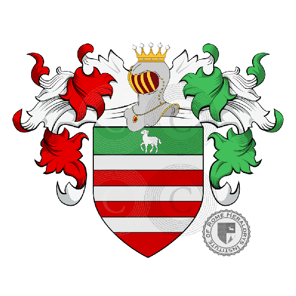 Coat of arms of family De Beni