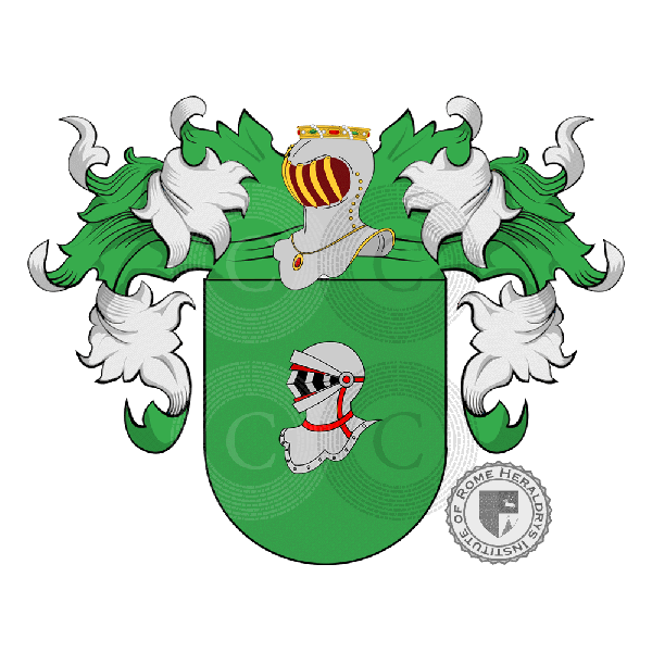 Coat of arms of family Valer