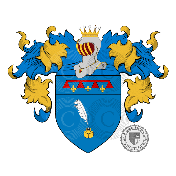 Coat of arms of family Passaggeri