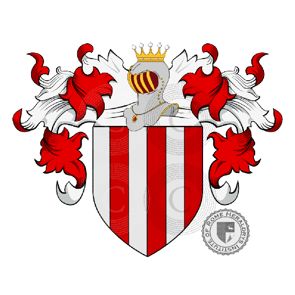 Wappen der Familie Gorgani Del Piano