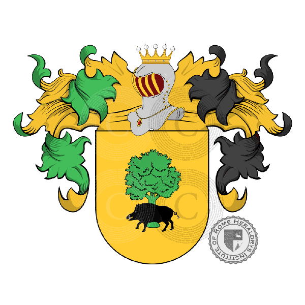 Coat of arms of family Modesto