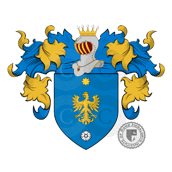 Wappen der Familie Aquilani