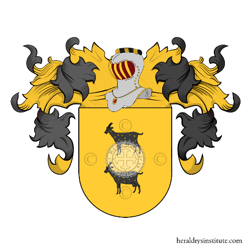 Coat of arms of family Cabrera