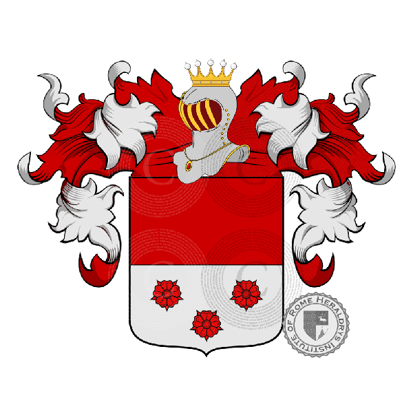 Coat of arms of family Saracco
