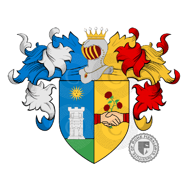 Coat of arms of family Marcelli Flori