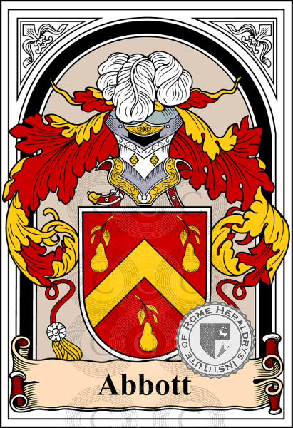 Coat of arms of family Abbot