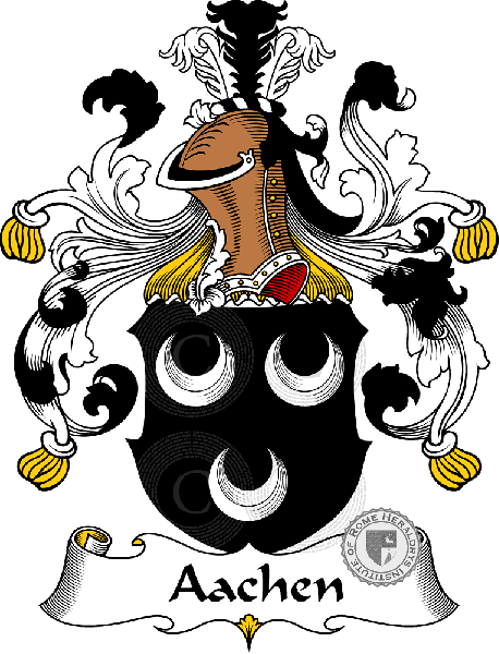 Escudo de la familia Aachen   ref: 30053