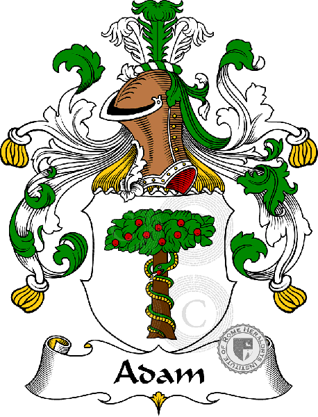 Wappen der Familie Adam   ref: 30057