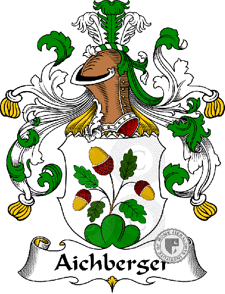 Coat of arms of family Aichberger   ref: 30061