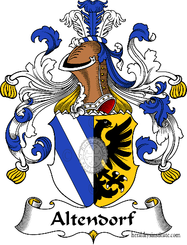 Coat of arms of family Altendorf   ref: 30068