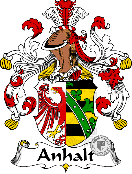 Coat of arms of family Anhalt