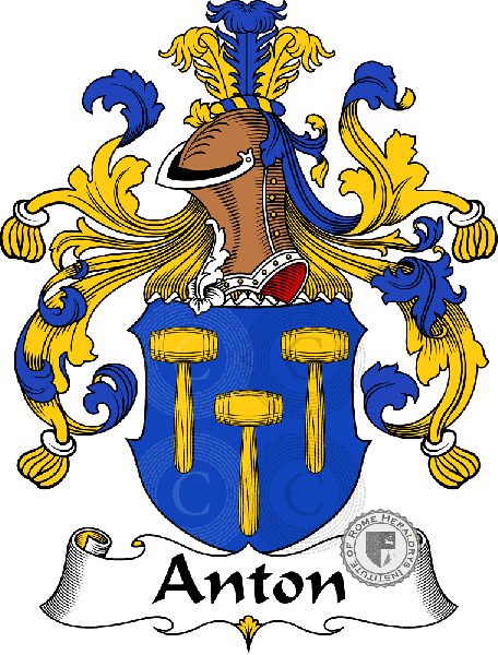 Wappen der Familie Anton   ref: 30080