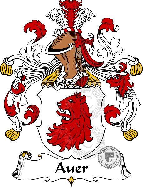 Coat of arms of family Auer   ref: 30093