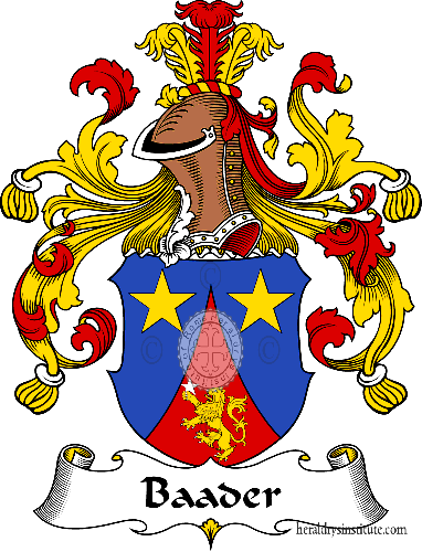 Coat of arms of family Baader