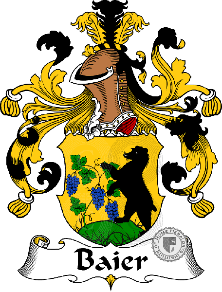 Coat of arms of family Baier