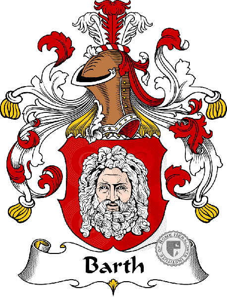 Coat of arms of family Barth   ref: 30121