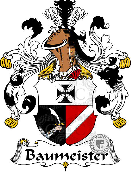 Coat of arms of family Baummeister   ref: 30130