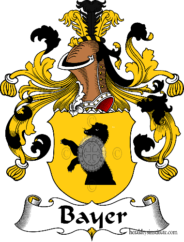 Coat of arms of family Bayer