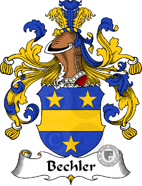 Escudo de la familia Bechler   ref: 30135