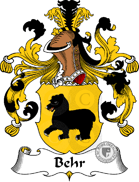 Coat of arms of family Behr